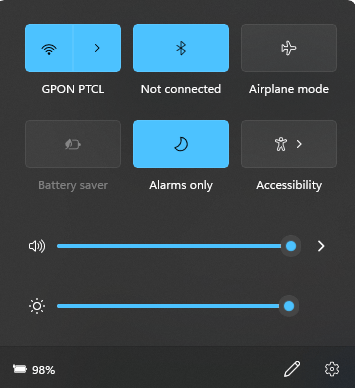 quick switch app shortcut on bottom right screen